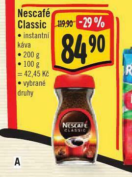 Jip Káva nescafé nabídka
