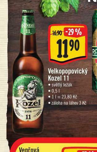 Jip Pivo velkopopovický kozel nabídka