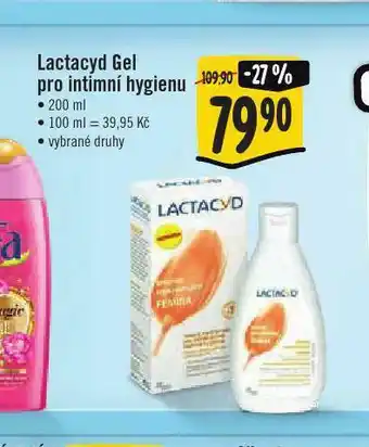 Jip Lactacyd intimní mycí gel nabídka