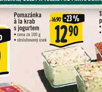 Jip Pomazánka á la krab s jogurtem nabídka