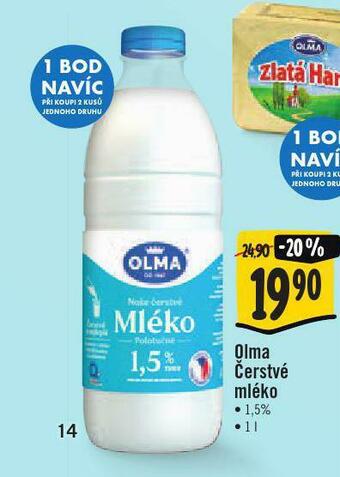 Jip Olma čerstvé mléko nabídka