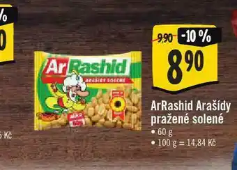Jip Arrashid arašídy pražené solené nabídka