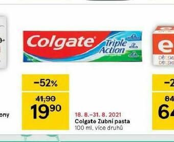 Tesco Colgate zubní pasta nabídka