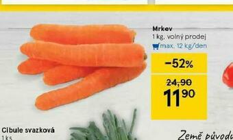 Tesco Mrkev nabídka