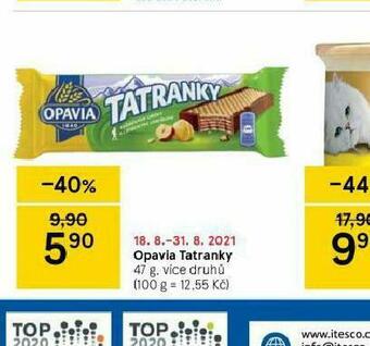 Tesco Opavia tatranky nabídka