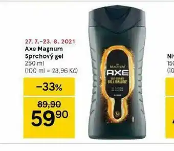 Tesco Axe magnum sprchový gel nabídka