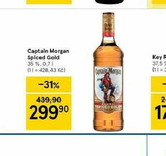 Tesco Captain morgan spiced gold nabídka