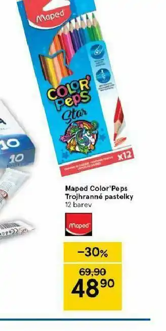 Tesco Maped color´s peps trojhranní pastelky nabídka