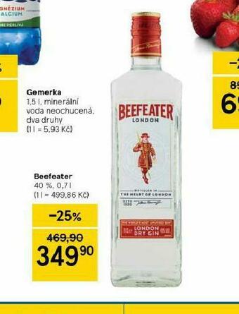 Tesco Beefeater nabídka