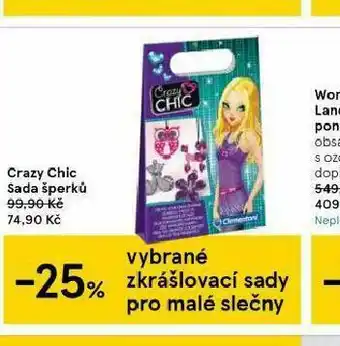 Tesco Crazy chic sada šperků nabídka