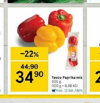 Tesco Paprika mix nabídka