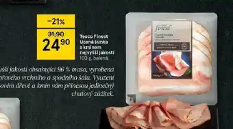 Tesco Uzená šunka s kmnem nejvyšší jakosti nabídka