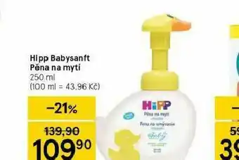 Tesco Hipp babysdanft pěna na mytí nabídka