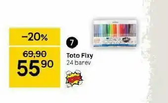 Tesco Toto fixy nabídka