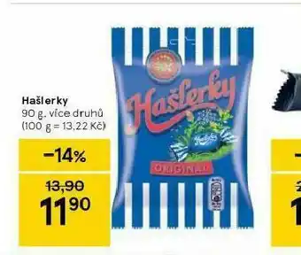 Tesco Hašlerky nabídka