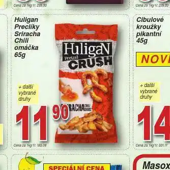 Lidl Huligan preclíky sriracha chili omáčka nabídka