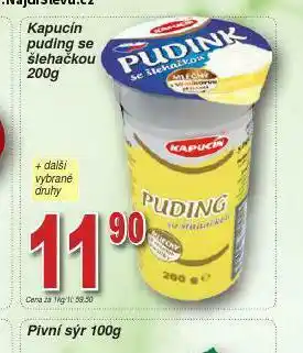 Lidl Kapucín puding se šoehačkou nabídka