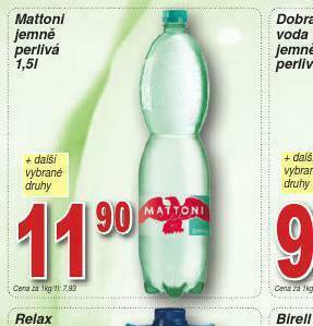 Lidl Mattoni jemně perlivá nabídka