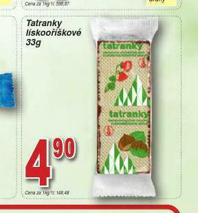 Lidl Tatranky lískooříškové nabídka