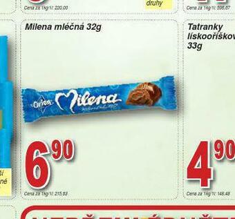 Lidl Milena mléčná nabídka