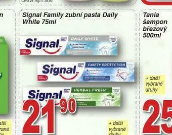 Lidl Signal family zubní pasta nabídka