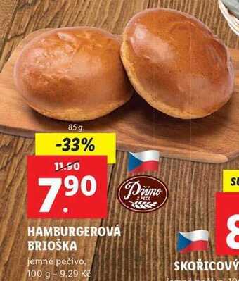 Lidl Hamburgerová brioška, 85 g nabídka