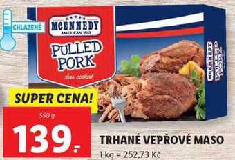 Lidl Trhané vepřové maso, 550 g nabídka