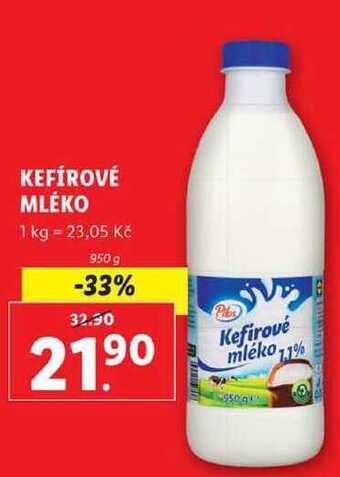Lidl Kefírové mléko, 950 g nabídka