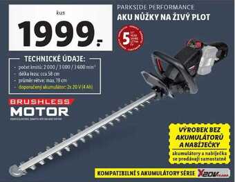 Lidl Aku nůžky na živý plot nabídka