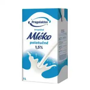 Lidl Pragolaktos trvanlivé mléko 1,5 % nabídka