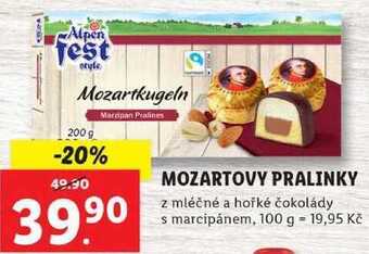 Lidl Mozartovy pralinky, 200 g nabídka
