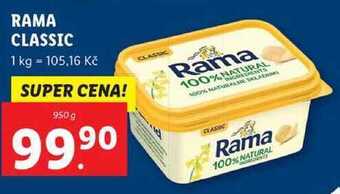 Lidl Rama classic, 950 g nabídka
