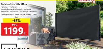 Lidl Boční markýza, 160 x 300 cm nabídka