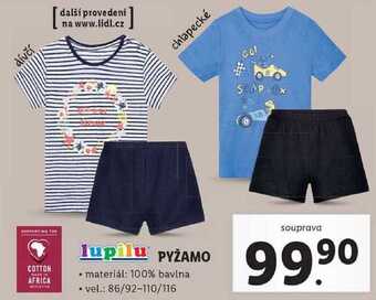 Lidl Pyžamo nabídka