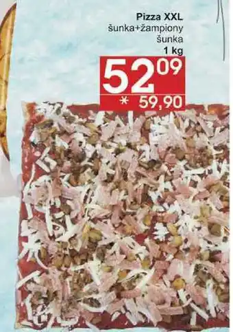 Jip Pizza xxl šunka+žampiony, 1 kg nabídka