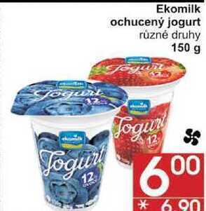 Jip Ekomilk ochucený jogurt různé druhy, 150 g nabídka