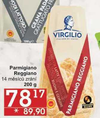 Jip Parmigiano reggiano, 14 měsíců zrání, 200 g nabídka