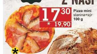 Jip Pizza mini slanina+sýr, 100 g nabídka