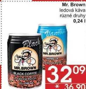 Jip Mr. brown ledová káva různé druhy, 0,24 l nabídka