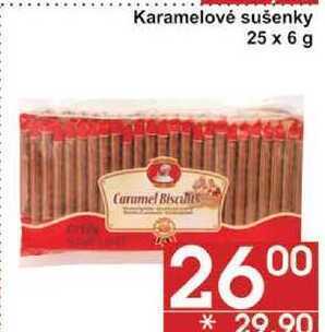 Jip Karamelové sušenky, 25 x 6 g nabídka