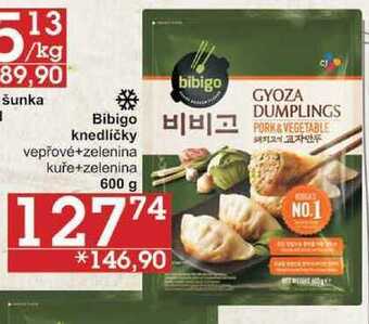Jip Bibigo knedlíčky vepřové+zelenina, 600 g nabídka