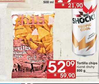 Jip Tortilla chips různé druhy, 800 g nabídka