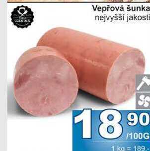 Jip Vepřová šunka nejvyšší jakosti 100g nabídka