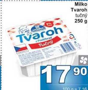 Jip Milko tvaroh tučný 250 g nabídka