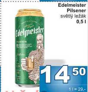 Jip Edelmeister pilsener světlý ležák 0,5l nabídka