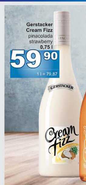 Jip Gerstacker cream fizz 0,75l nabídka