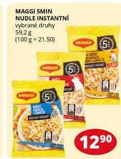 Flop Maggi smin nudle instantní vybrané druhy 59,2 g nabídka