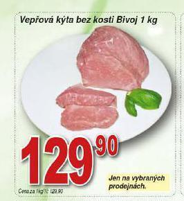 Hruška Vepřová kýta bez kosti nabídka