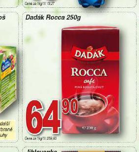 Hruška Dadák káva nabídka