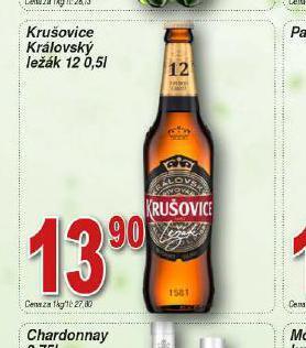Hruška Pivo krušovice nabídka